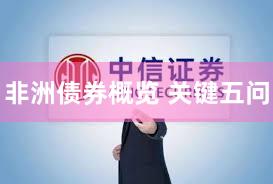 非洲债券概览 关键五问